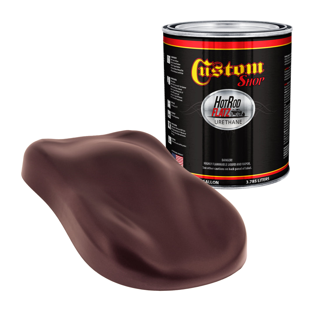 Milano Maroon Firemist - Hot Rod Flatz Flat Matte Satin Urethane Auto Paint - Paint Gallon Only