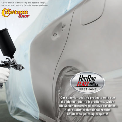 Brilliant Silver Firemist - Hot Rod Flatz Flat Matte Satin Urethane Auto Paint - Paint Gallon Only
