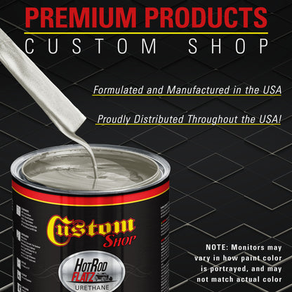 Firemist Pewter Silver - Hot Rod Flatz Flat Matte Satin Urethane Auto Paint - Paint Quart Only