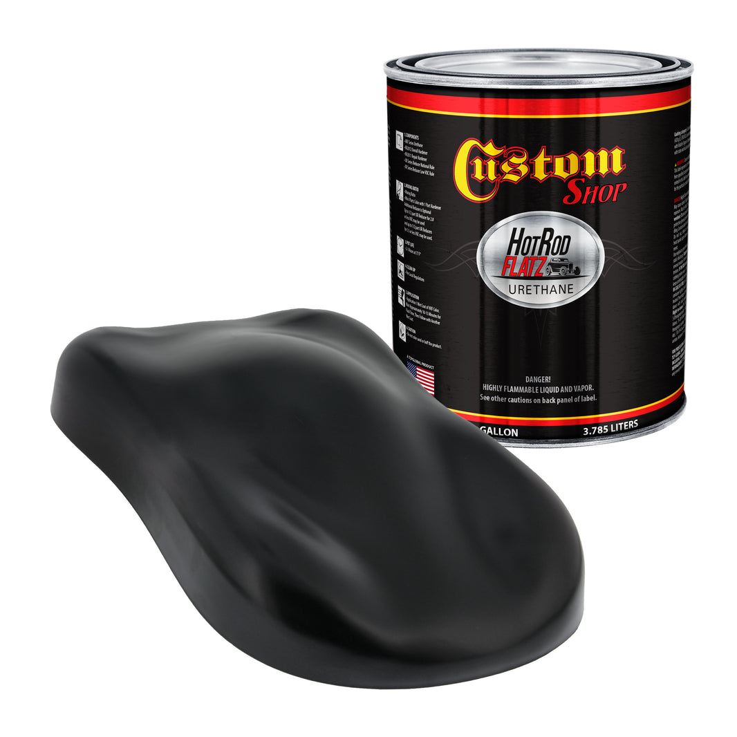 Black Diamond Firemist - Hot Rod Flatz Flat Matte Satin Urethane Auto Paint - Paint Gallon Only