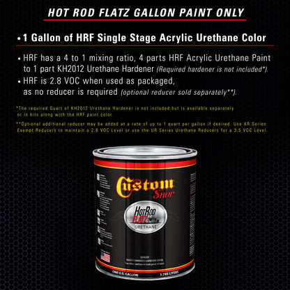 Firemist Purple - Hot Rod Flatz Flat Matte Satin Urethane Auto Paint - Paint Gallon Only Coating, 4:1