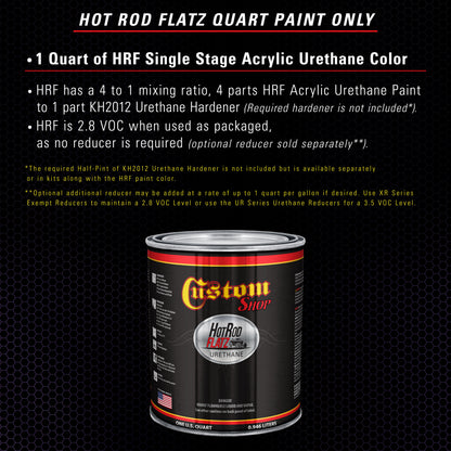Firemist Purple - Hot Rod Flatz Flat Matte Satin Urethane Auto Paint - Paint Quart Only Coating, 4:1