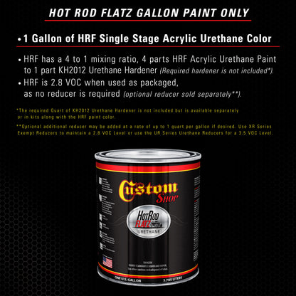 Muscle Car Texture Black - Hot Rod Flatz Flat Matte Satin Urethane Auto Paint - Paint Gallon Only