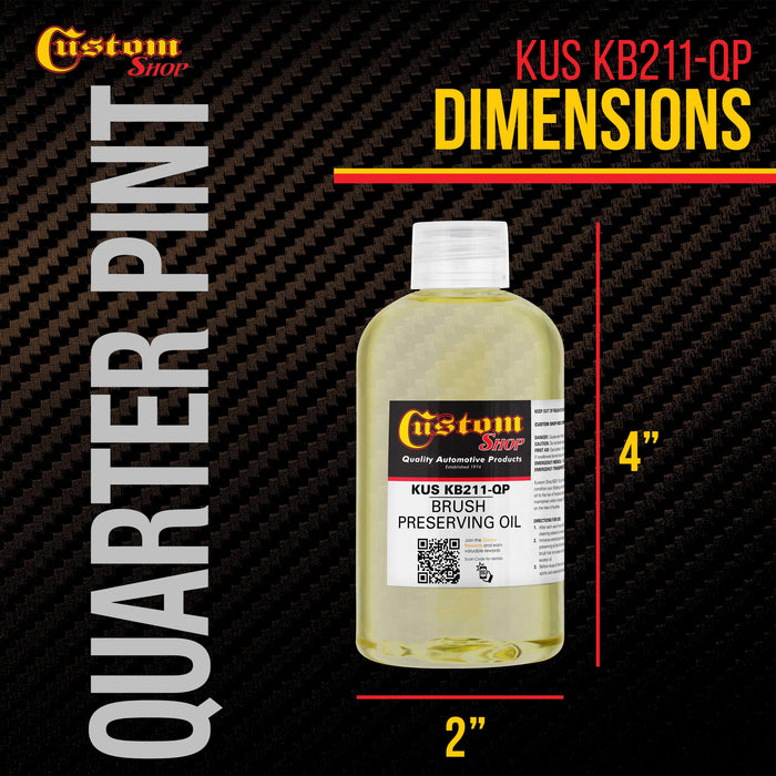 Brush Preserving Oil for Pinstriping, 1/4 Pint