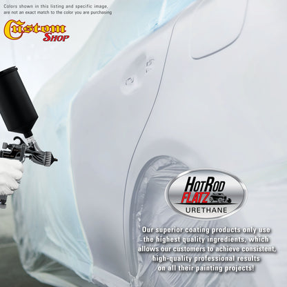 Winter White - Hot Rod Flatz Flat Matte Satin Urethane Auto Paint - Complete Gallon Paint Kit Coating