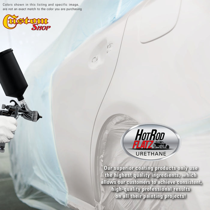 Cameo White - Hot Rod Flatz Flat Matte Satin Urethane Auto Paint - Complete Gallon Paint Kit - Professional Low Sheen Automotive, Car Truck Coating, 4:1 Mix Ratio