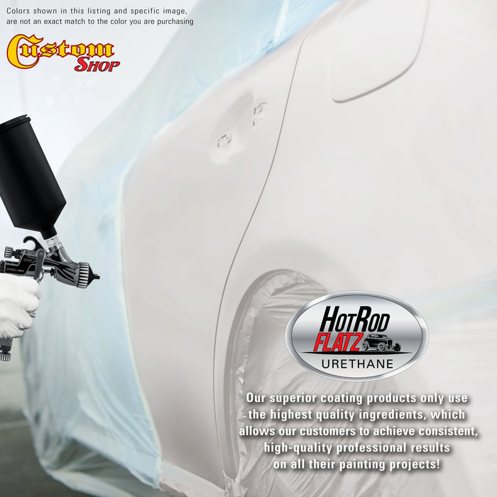 Cameo White - Hot Rod Flatz Flat Matte Satin Urethane Auto Paint - Complete Gallon Paint Kit - Professional Low Sheen Automotive, Car Truck Coating
