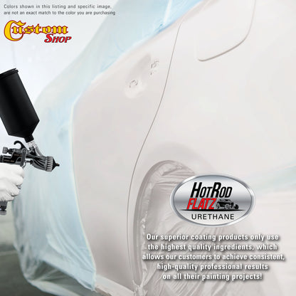 Oxford White - Hot Rod Flatz Flat Matte Satin Urethane Auto Paint - Complete Gallon Paint Kit Coating