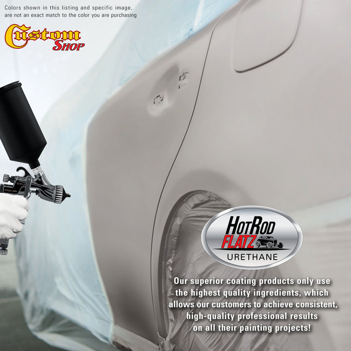 Mesa Gray - Hot Rod Flatz Flat Matte Satin Urethane Auto Paint - Complete Quart Paint Kit - Professional Low Sheen Automotive, Car Truck Coating, 4:1