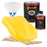Boss Yellow - Hot Rod Flatz Flat Matte Satin Urethane Auto Paint - Complete Quart Paint Kit - Professional Low Sheen Automotive, Car Truck Coating