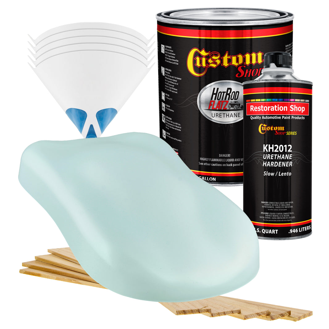 Diamond Blue - Hot Rod Flatz Flat Matte Satin Urethane Auto Paint - Complete Gallon Paint Kit Coating