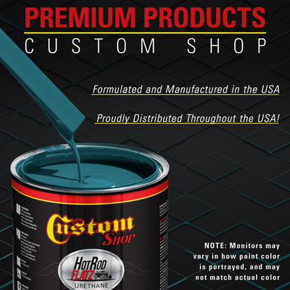 Transport Blue - Hot Rod Flatz Flat Matte Satin Urethane Auto Paint - Complete Quart Paint Kit