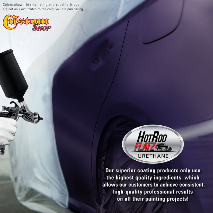 Majestic Purple - Hot Rod Flatz Flat Matte Satin Urethane Auto Paint - Complete Quart Paint Kit - Professional Low Sheen Automotive, Car Truck