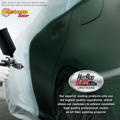 Rock Moss Green - Hot Rod Flatz Flat Matte Satin Urethane Auto Paint - Complete Gallon Paint Kit