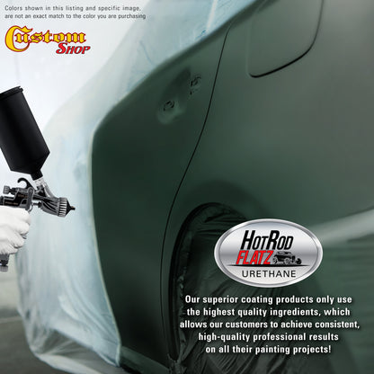 British Racing Green - Hot Rod Flatz Flat Matte Satin Urethane Auto Paint - Complete Quart Paint Kit