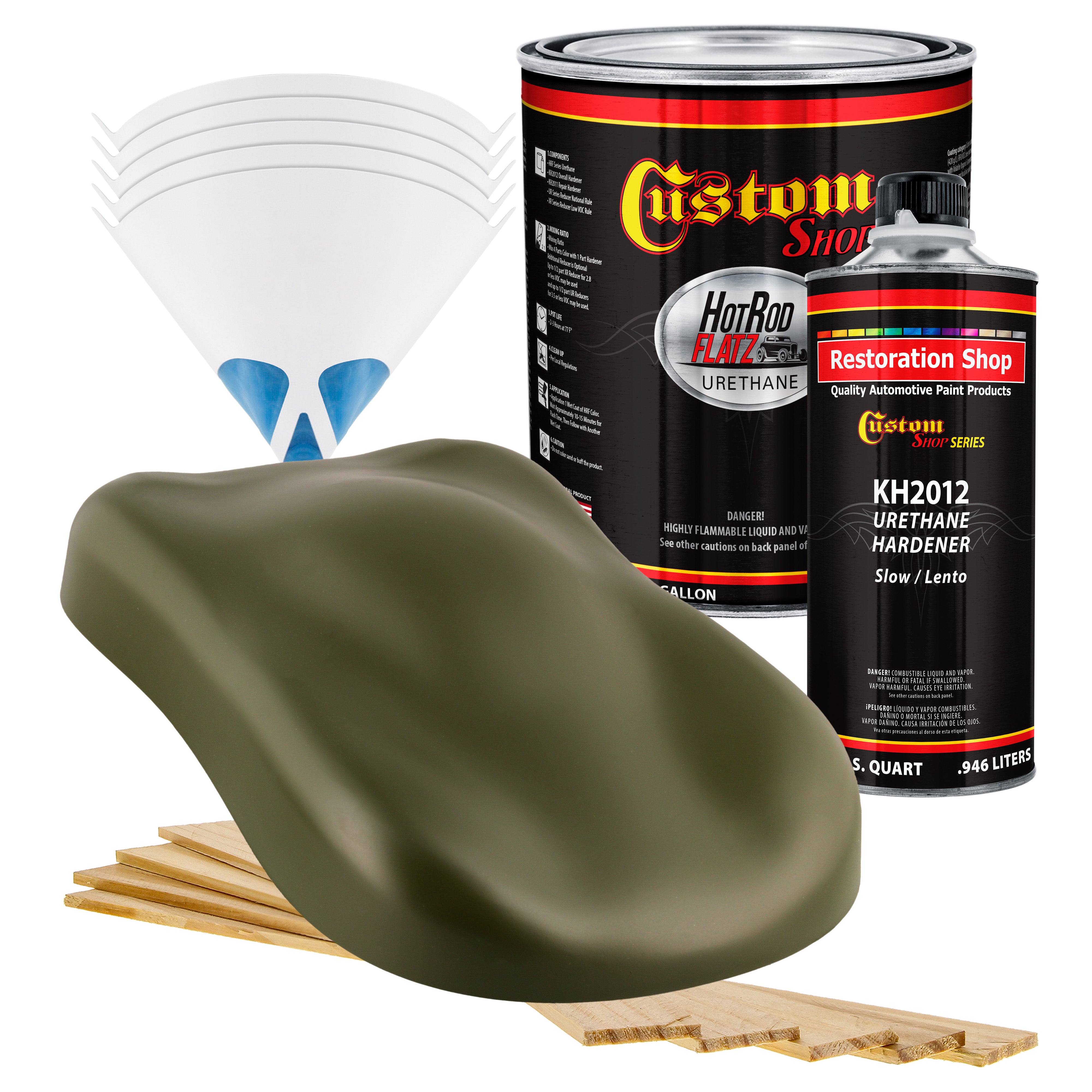 Olive Drab - Flatz Med. Hr-Flatz Urethane Gal Kit – TCP Global
