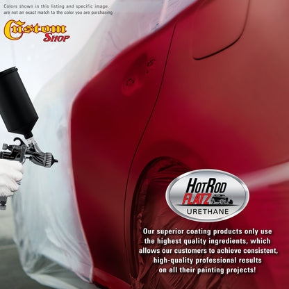 Jalapeno Bright Red - Hot Rod Flatz Flat Matte Satin Urethane Auto Paint - Complete Quart Paint Kit