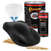 Hot Rod Black - Hot Rod Flatz Flat Matte Satin Urethane Auto Paint - Complete Gallon Paint Kit