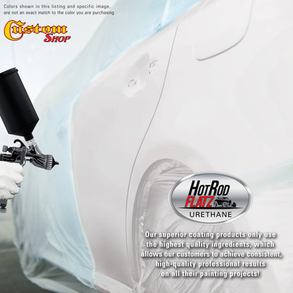 Classic White - Hot Rod Flatz Flat Matte Satin Urethane Auto Paint - Complete Gallon Paint Kit