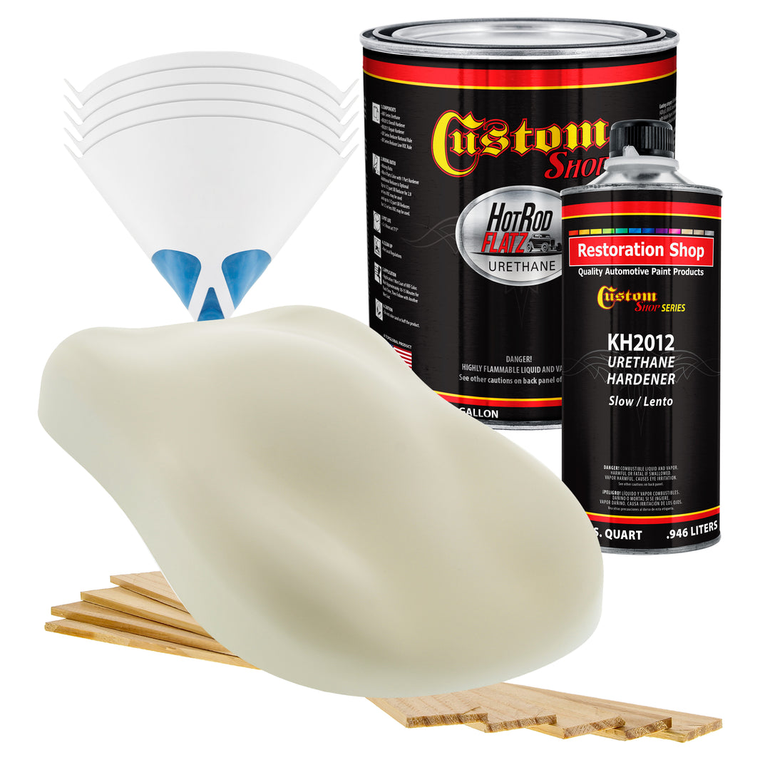 Vanilla Shake - Hot Rod Flatz Flat Matte Satin Urethane Auto Paint - Complete Gallon Paint Kit