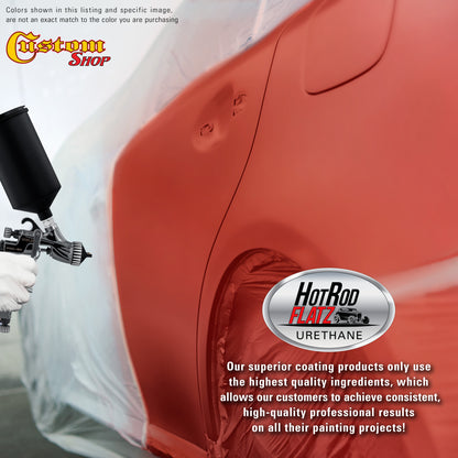 Corvette Red - Hot Rod Flatz Flat Matte Satin Urethane Auto Paint - Complete Gallon Paint Kit Coating