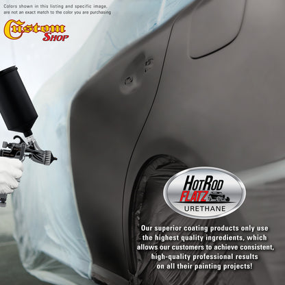 Anthracite Gray Metallic - Hot Rod Flatz Flat Matte Satin Urethane Auto Paint - Complete Quart Paint Kit