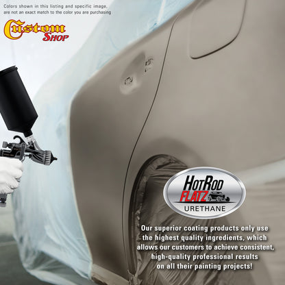 Warm Gray Metallic - Hot Rod Flatz Flat Matte Satin Urethane Auto Paint - Complete Quart Paint Kit