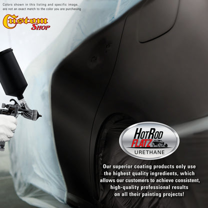 Black Metallic - Hot Rod Flatz Flat Matte Satin Urethane Auto Paint - Complete Gallon Paint Kit