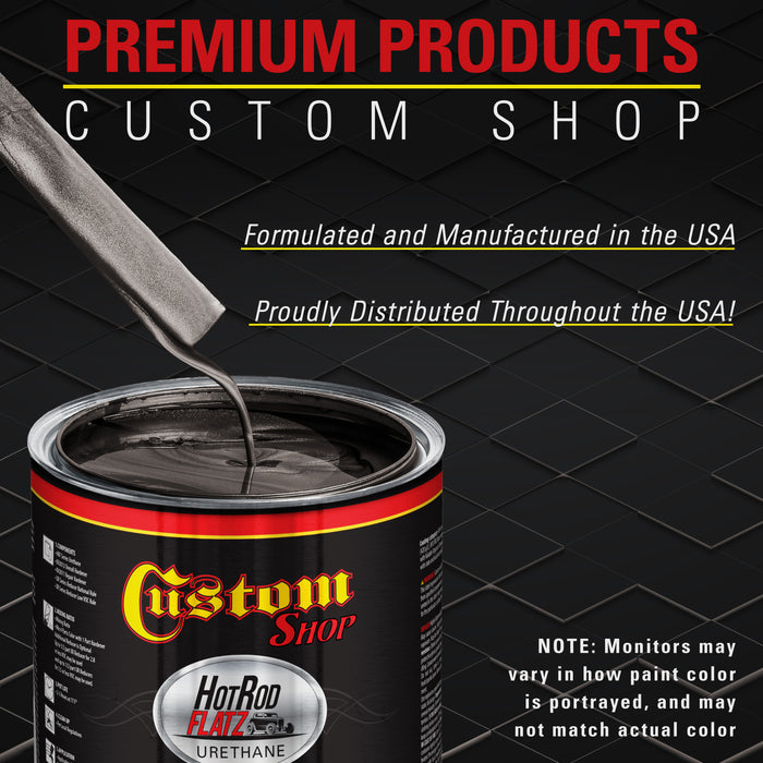 Tunnel Ram Gray Metallic - Hot Rod Flatz Flat Matte Satin Urethane Auto Paint - Complete Gallon Paint Kit - Professional Low Sheen Automotive, Car