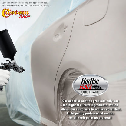 Bright Silver Metallic - Hot Rod Flatz Flat Matte Satin Urethane Auto Paint - Complete Gallon Paint Kit