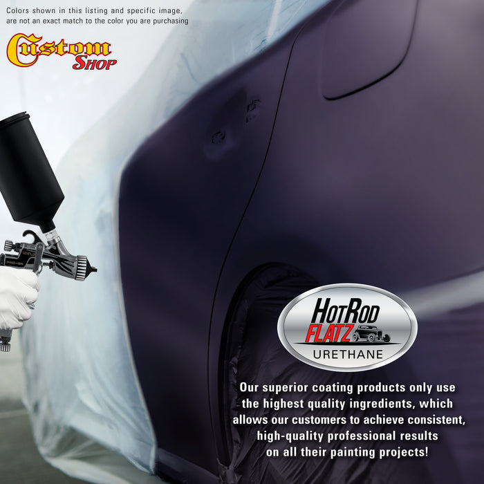 Deep Purple - Hot Rod Flatz Flat Matte Satin Urethane Auto Paint - Complete Quart Paint Kit - Professional Low Sheen Automotive, Car Truck Coating