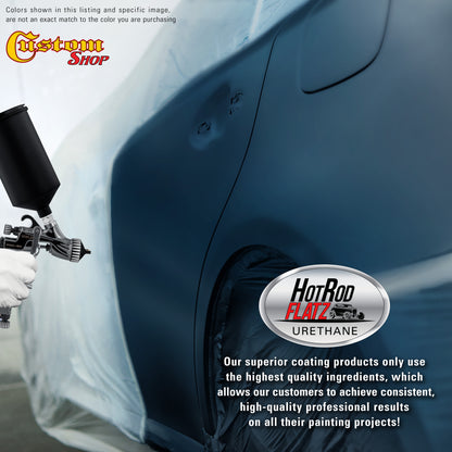 Midnight Blue - Hot Rod Flatz Flat Matte Satin Urethane Auto Paint - Complete Gallon Paint Kit
