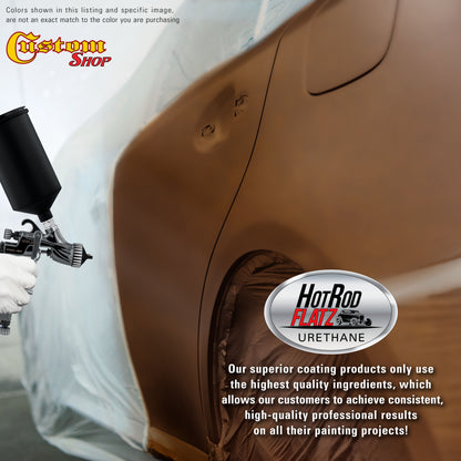 Malibu Sunset Orange Metallic - Hot Rod Flatz Flat Matte Satin Urethane Auto Paint - Complete Gallon Paint Kit