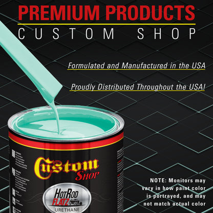 Light Aqua - Hot Rod Flatz Flat Matte Satin Urethane Auto Paint - Complete Gallon Paint Kit Coating