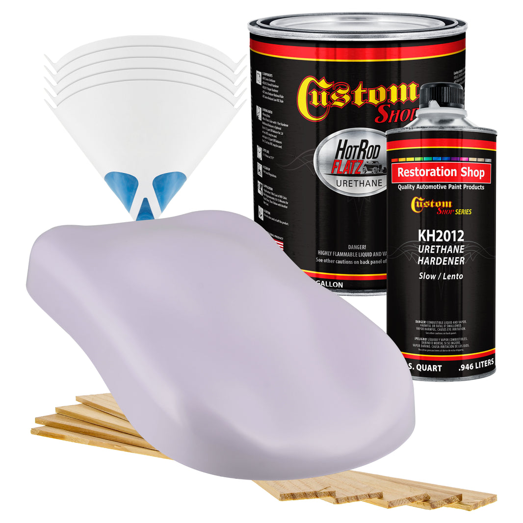 Light Purple - Hot Rod Flatz Flat Matte Satin Urethane Auto Paint - Complete Gallon Paint Kit Coating
