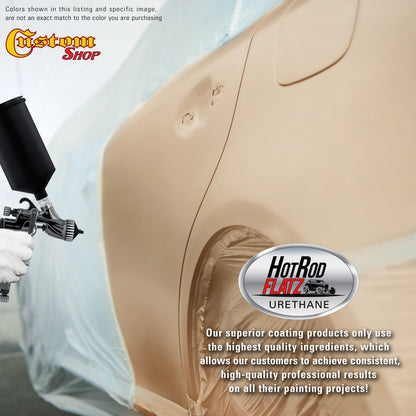 Driftwood Beige Metallic - Hot Rod Flatz Flat Matte Satin Urethane Auto Paint - Complete Gallon Paint Kit
