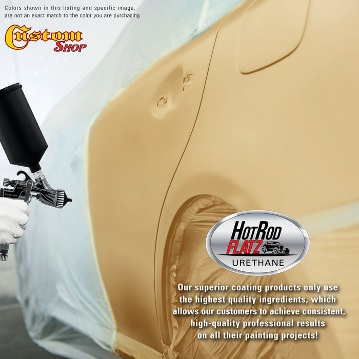 Desert Storm Tan - Hot Rod Flatz Flat Matte Satin Urethane Auto Paint - Complete Gallon Paint Kit - Professional Low Sheen Automotive, Car Truck