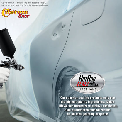 Frost Blue Metallic - Hot Rod Flatz Flat Matte Satin Urethane Auto Paint - Complete Quart Paint Kit