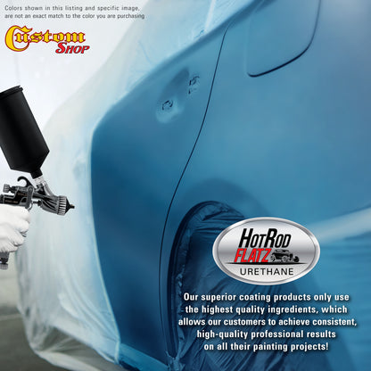 Sonic Blue Metallic - Hot Rod Flatz Flat Matte Satin Urethane Auto Paint - Complete Gallon Paint Kit