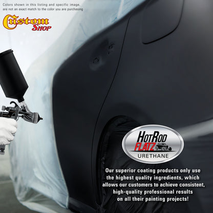 Nightwatch Blue Metallic - Hot Rod Flatz Flat Matte Satin Urethane Auto Paint - Complete Quart Paint Kit