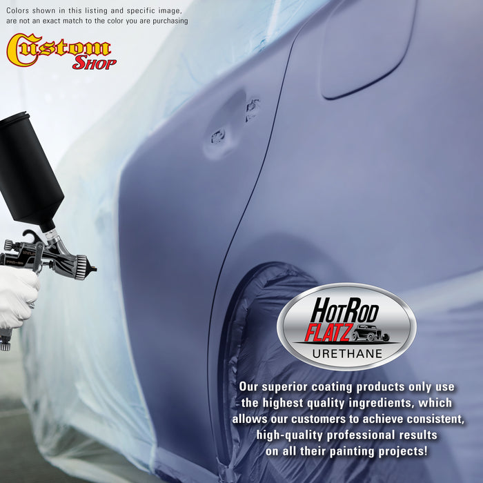 Astro Blue Metallic - Hot Rod Flatz Flat Matte Satin Urethane Auto Paint - Complete Quart Paint Kit - Professional Low Sheen Automotive, Car Truck