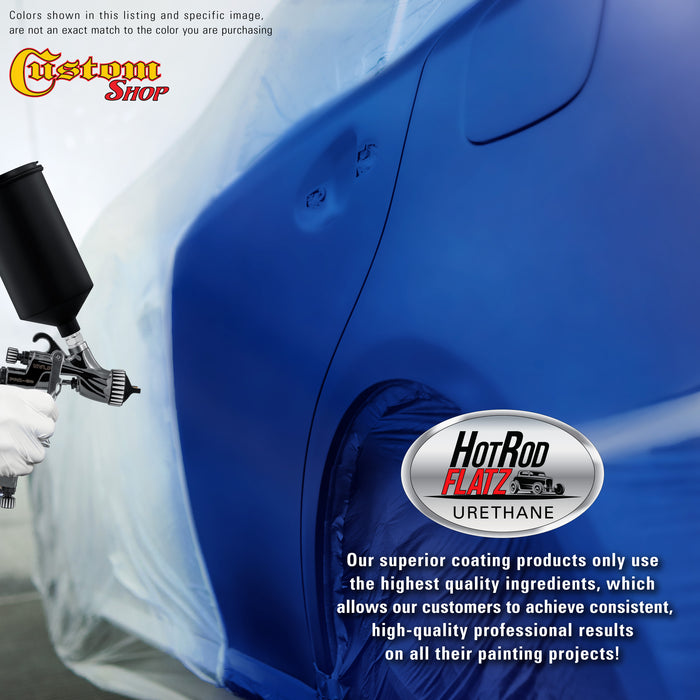 Cosmic Blue Metallic - Hot Rod Flatz Flat Matte Satin Urethane Auto Paint - Complete Gallon Paint Kit - Professional Low Sheen Automotive, Car Truck