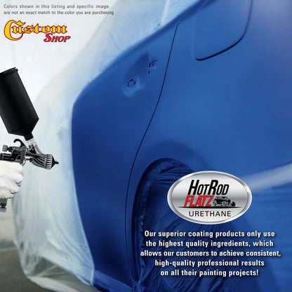 Blue Pearl - Hot Rod Flatz Flat Matte Satin Urethane Auto Paint - Complete Gallon Paint Kit Coating