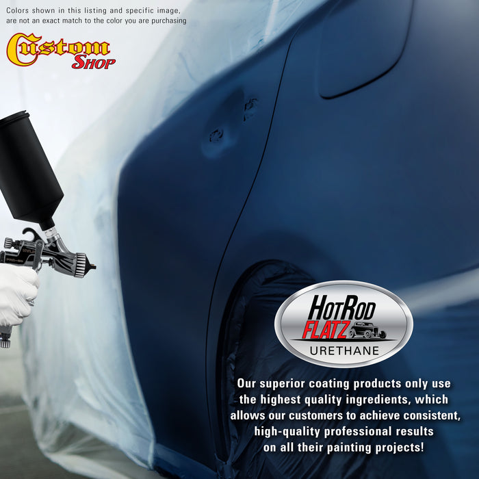 Moonlight Drive Blue Metallic - Hot Rod Flatz Flat Matte Satin Urethane Auto Paint - Complete Gallon Paint Kit - Professional Low Sheen Automotive