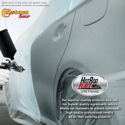 Steel Gray Metallic - Hot Rod Flatz Flat Matte Satin Urethane Auto Paint - Complete Quart Paint Kit