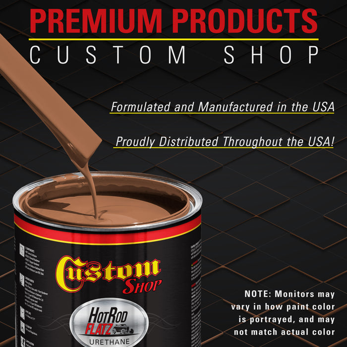 Rust Pearl - Hot Rod Flatz Flat Matte Satin Urethane Auto Paint - Complete Gallon Paint Kit - Professional Low Sheen Automotive, Car Truck Coating