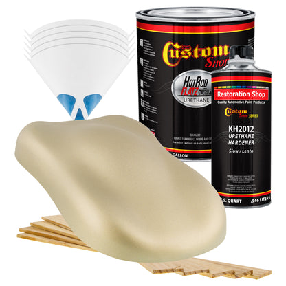 California Suede Metallic - Hot Rod Flatz Flat Matte Satin Urethane Auto Paint - Complete Gallon Paint Kit
