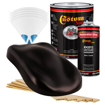 Black Cherry Pearl - Hot Rod Flatz Flat Matte Satin Urethane Auto Paint - Complete Gallon Paint Kit