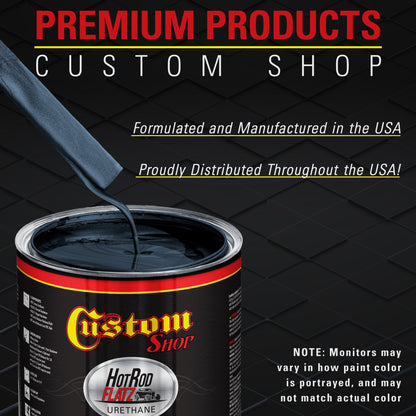 Midnight Blue Pearl - Hot Rod Flatz Flat Matte Satin Urethane Auto Paint - Complete Gallon Paint Kit