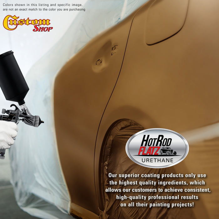 Firemist Copper - Hot Rod Flatz Flat Matte Satin Urethane Auto Paint - Complete Gallon Paint Kit - Professional Low Sheen Automotive, Car Truck Coating, 4:1 Mix Ratio